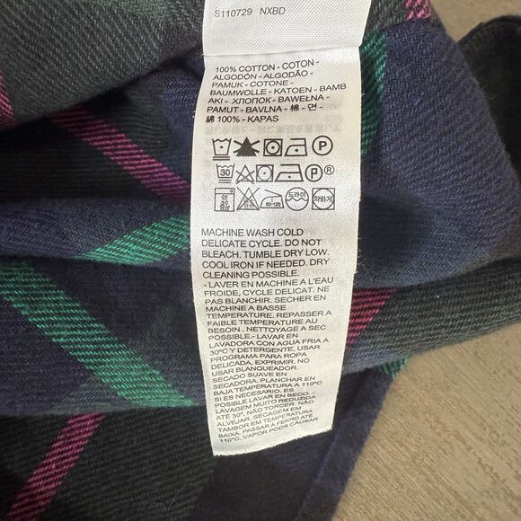 Levis Jackson Worker Flannel Overshirt Sz Large Cotton Multicolor Plaid L/S NWT - Picture 11 of 11